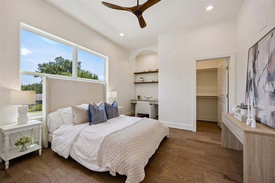 Furnished interior view inside a new home in , Houston (Image 43).