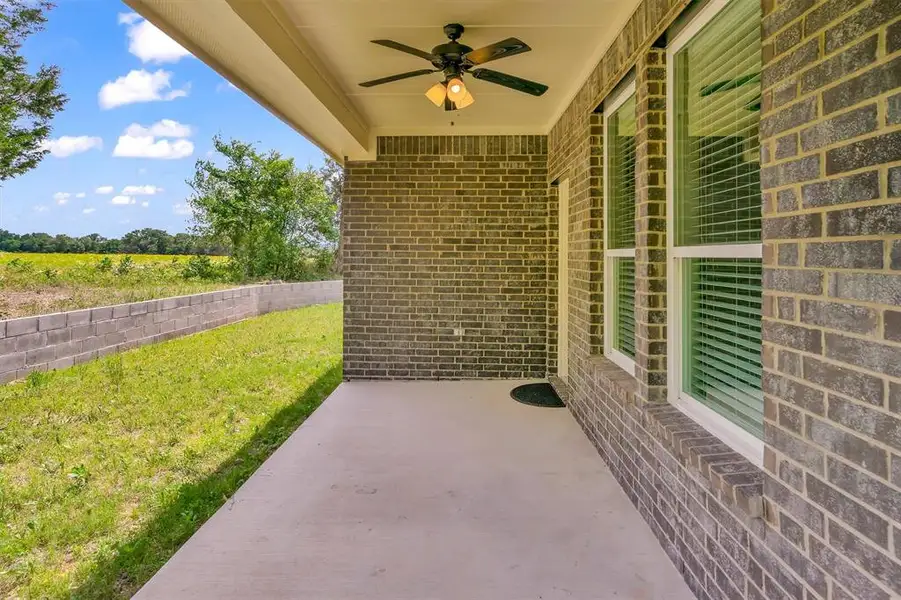 Back porch.