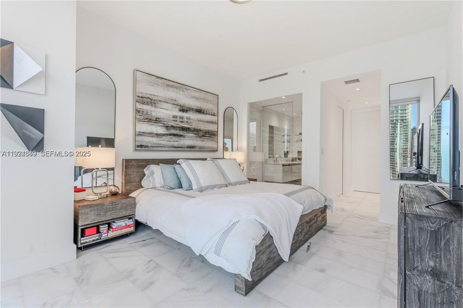 Furnished interior view inside a new home in Missoni Baia, Miami (Image 16).