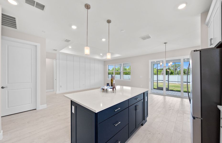 Furnished interior view inside a new home in Shores at Stillwater, Englewood (Image 13).