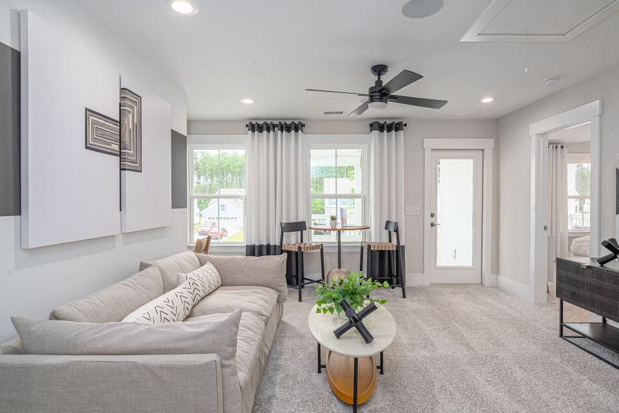 Representative furnished interior of a home built from the Woodward by Pulte Homes in Solserra, Shallotte (Image 16).