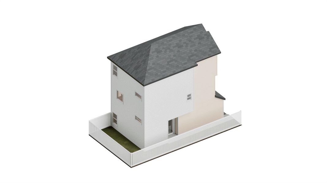 Exterior rendering of this home design in , Houston, TX (Image 5).
