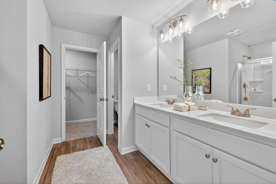 Furnished interior view inside a new home in The Reserve at Clocktower, Douglasville (Image 7).