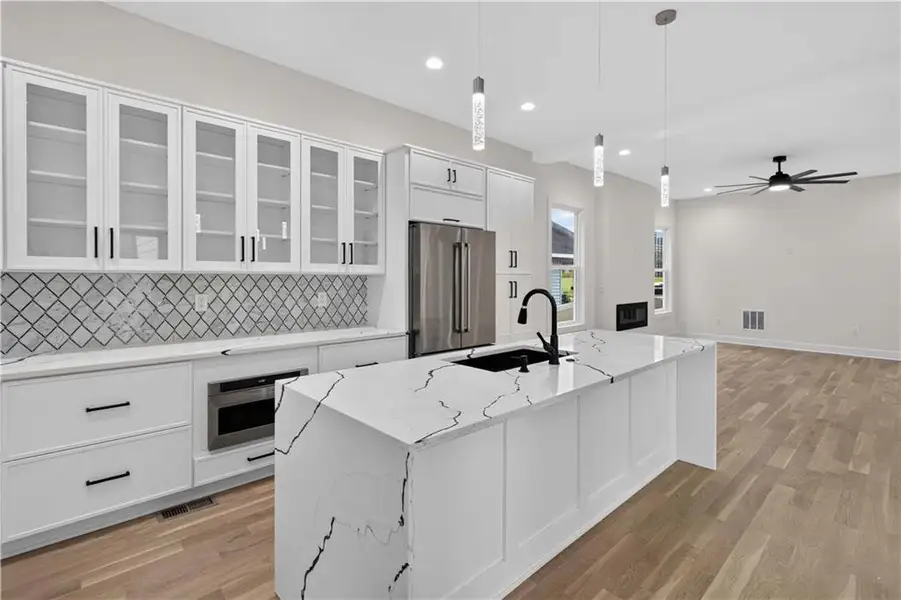 Furnished interior view inside a new home in , Atlanta (Image 13).