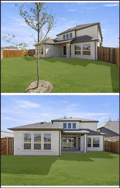 Exterior details and patio area of a home in , Little Elm (Image 3).