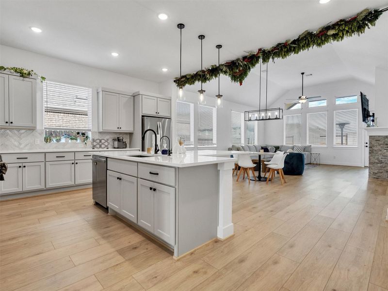 Furnished interior view inside a new home in Cherrywood Estates, Tomball (Image 16).