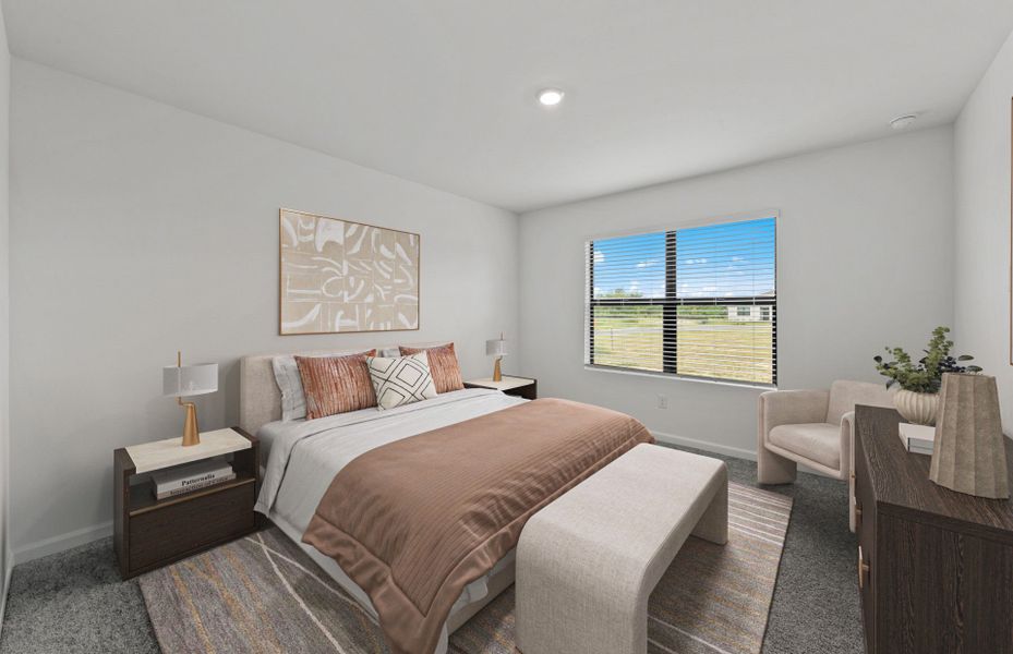 Furnished interior view inside a new home in Caloosa Cove, Labelle (Image 6). Furnished interior view inside a new home in Caloosa Cove, Labelle (Image 6).