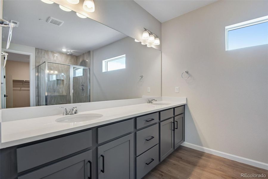 Furnished interior view inside a new home in Reunion Ridge, Commerce City (Image 6).