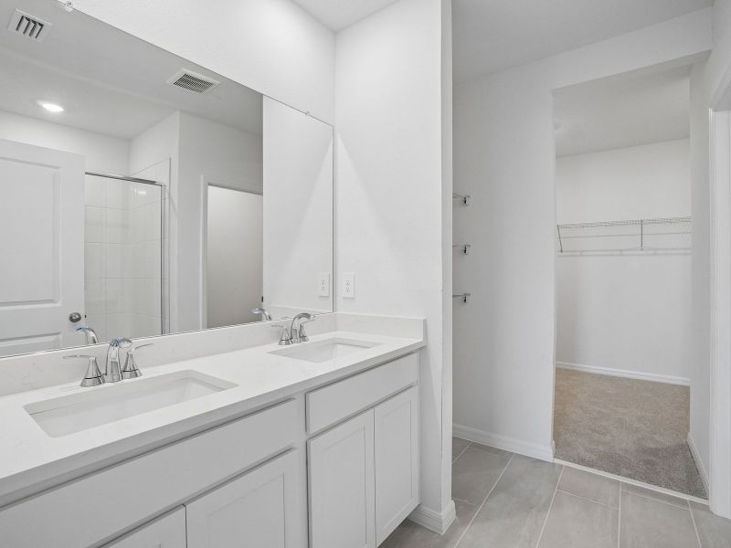 Furnished interior view inside a new home in Pine Ridge Meadows, Hudson (Image 9).