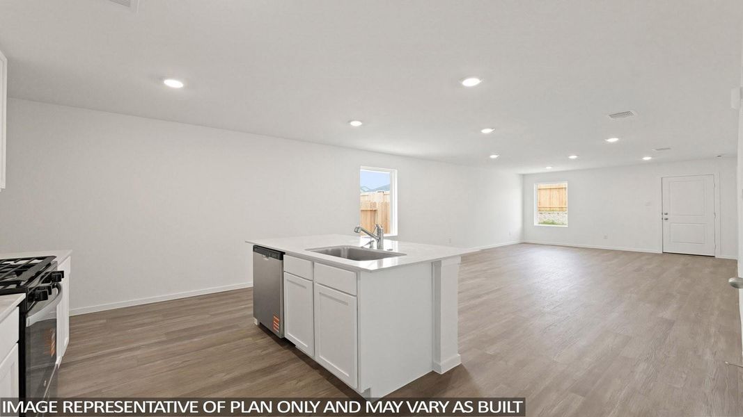 Furnished interior view inside a new home in Lexington Heights, Willis (Image 7).
