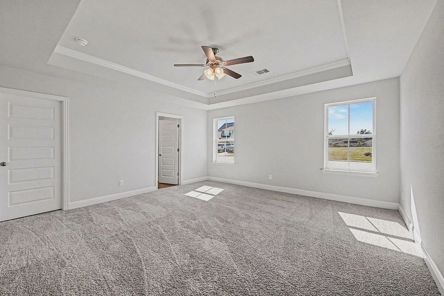 Spacious, unfurnished interior of a new home in Greystone, Angleton (Image 12). Spacious, unfurnished interior of a new home in Greystone, Angleton (Image 12).