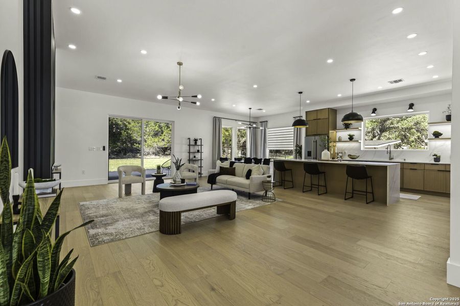 Furnished interior view inside a new home in , Boerne (Image 13).
