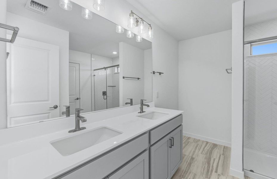 Furnished interior view inside a new home in Santa Rita Ranch, Liberty Hill (Image 7).