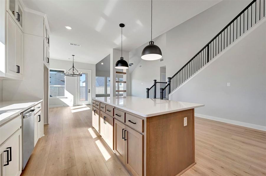 Furnished interior view inside a new home in Pecan Square - Gardens, Northlake (Image 13).