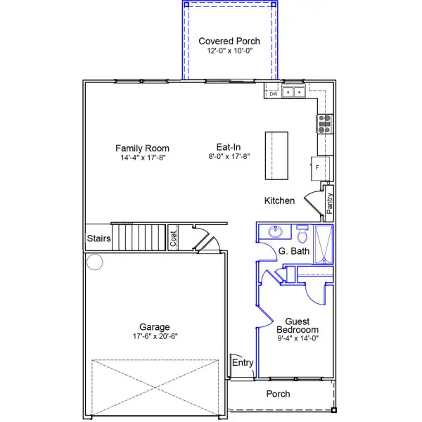 2D floor plan layout of this home in Golden Ridge, Youngsville, NC (Image 2). 2D floor plan layout of this home in Golden Ridge, Youngsville, NC (Image 2).