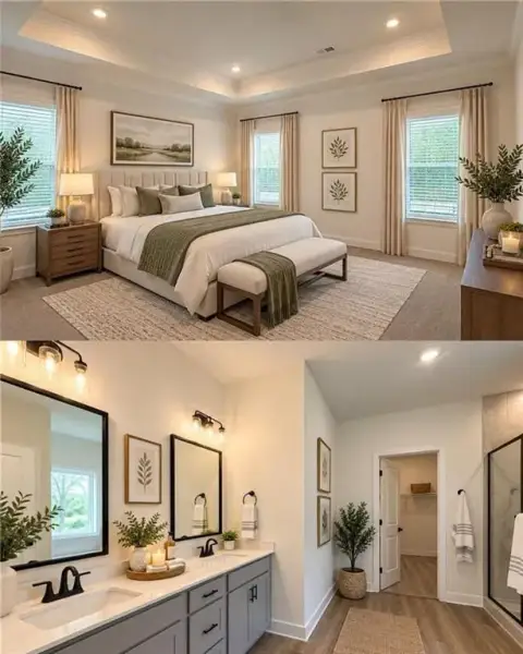 Furnished interior view inside a new home in , Villa Rica (Image 12).