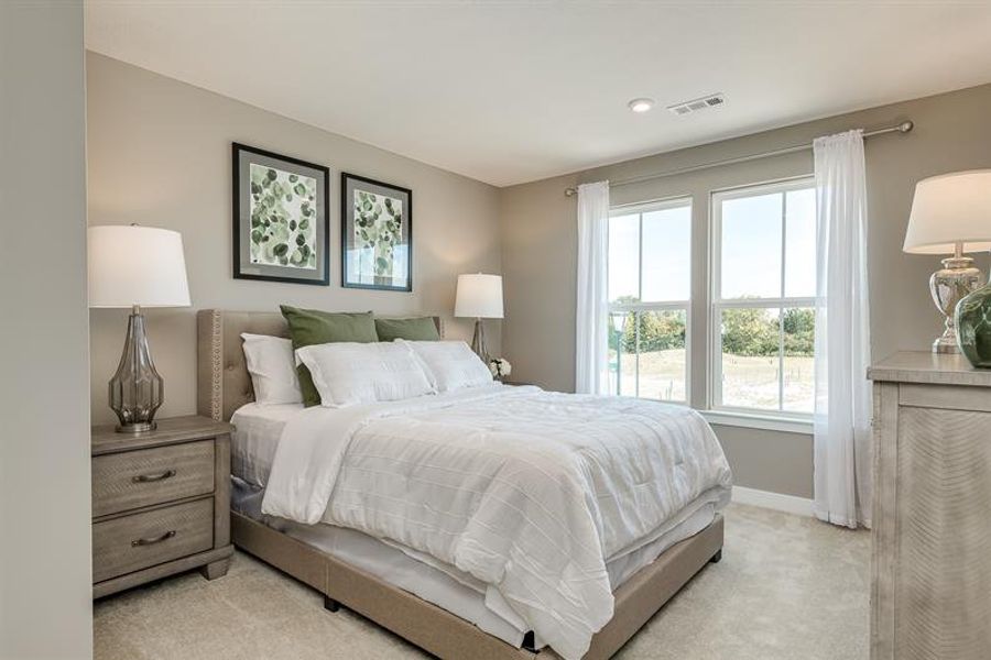Furnished interior view inside a new home in The Mills at Rocky River Townhomes, Concord (Image 5).