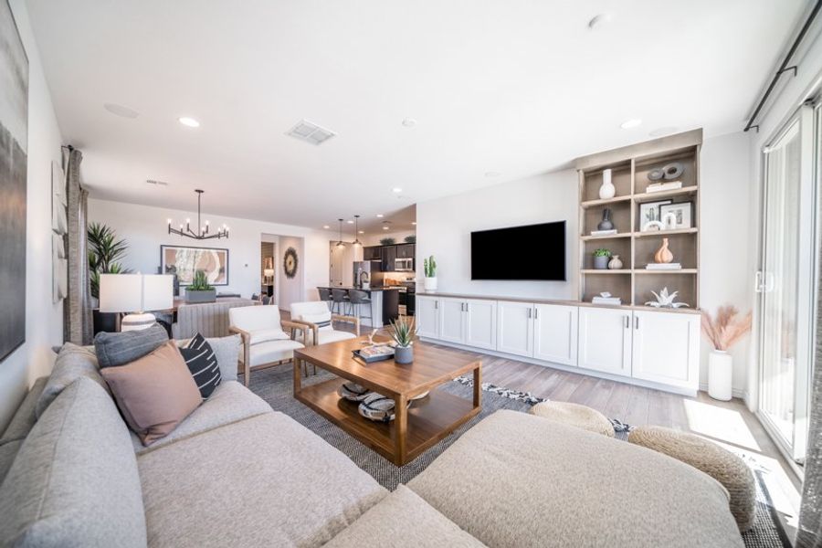 Furnished interior view inside a new home in Hawes Crossing, Mesa (Image 3).