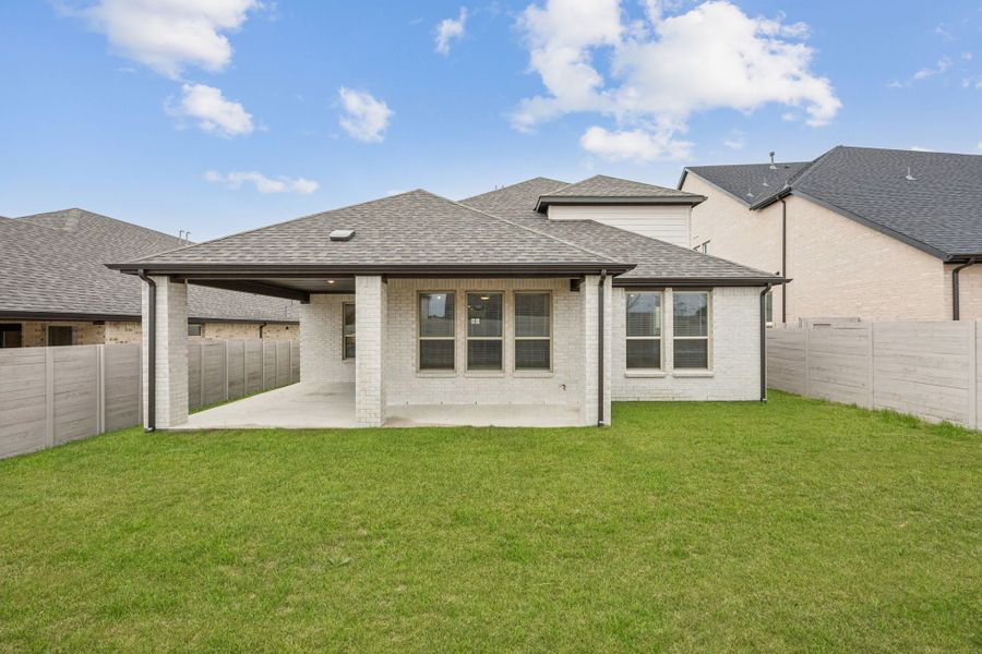 Representative exterior details of a home built from the Majestic by Centre Living Homes in Painted Tree Woodland West, McKinney (Image 4). Representative exterior details of a home built from the Majestic by Centre Living Homes in Painted Tree Woodland West, McKinney (Image 4).