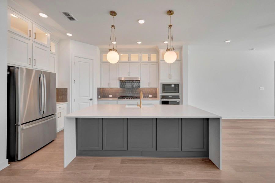 Furnished interior view inside a new home in Brookewater 55’ Homesites, Rosenberg (Image 14).