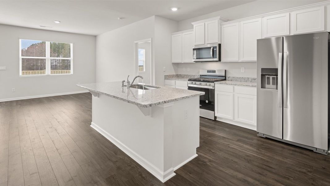 Furnished interior view inside a new home in The Abbey at Trolley Run Station, Aiken (Image 4).