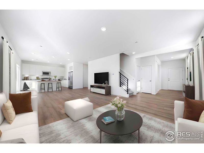 Furnished interior view inside a new home in , Johnstown (Image 9). Furnished interior view inside a new home in , Johnstown (Image 9).