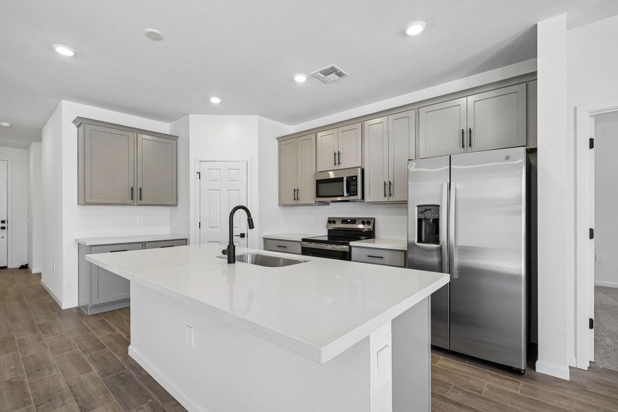 Kitchen featuring the Minimalist Collection Kitchen featuring the Minimalist Collection