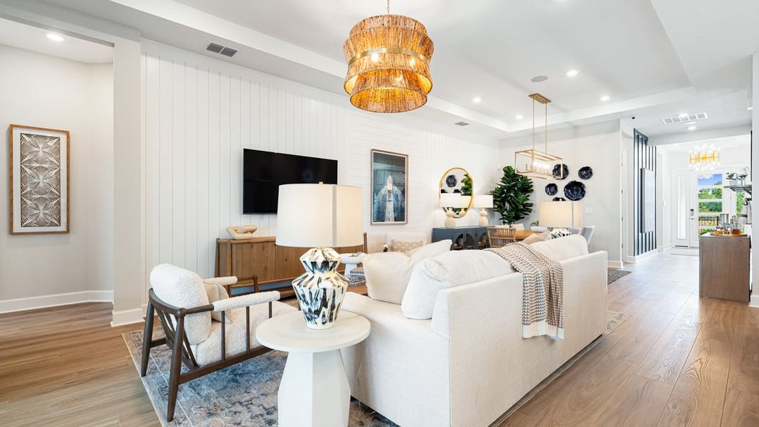 Representative furnished interior of a home built from the Lazio II by Taylor Morrison in Skye Ranch Community Group Page, Sarasota (Image 6).