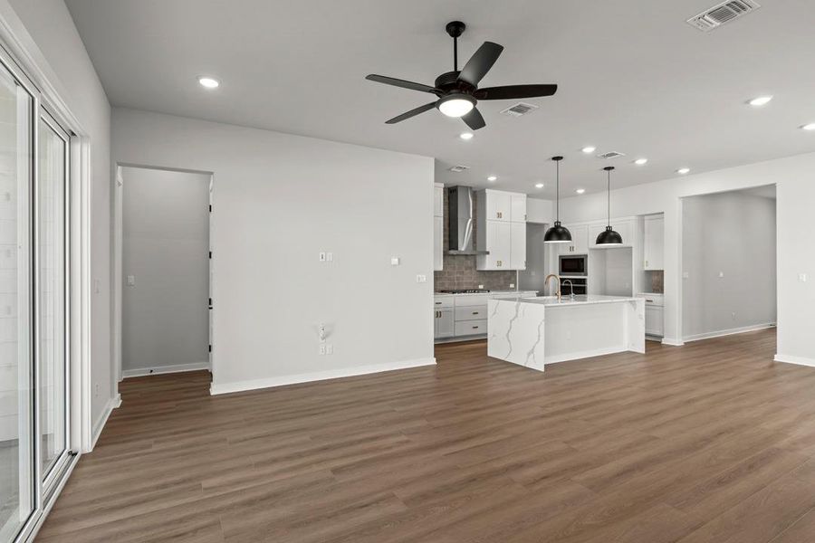 Spacious, unfurnished interior of a new home in Lariat, Liberty Hill (Image 35). Spacious, unfurnished interior of a new home in Lariat, Liberty Hill (Image 35).