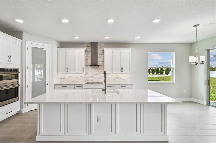 Furnished interior view inside a new home in Solace at Corner Lake, Orlando (Image 17).