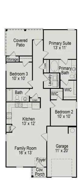 The Shelby Floorplan