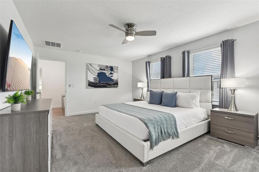 Furnished interior view inside a new home in , Davenport (Image 36).