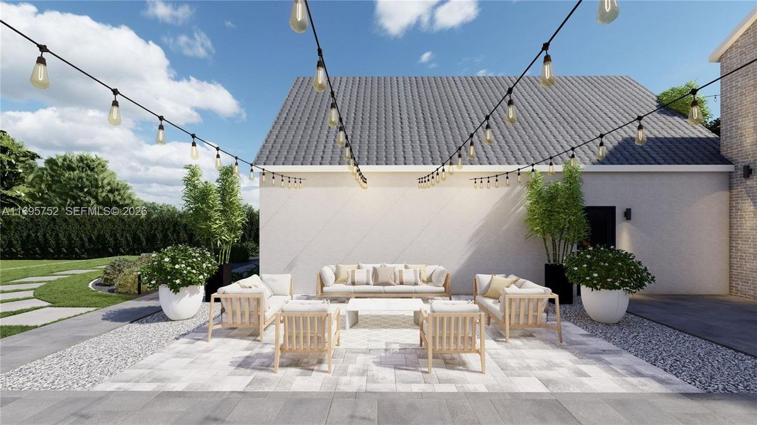 Exterior details and patio area of a home in , Southwest Ranches (Image 39). Exterior details and patio area of a home in , Southwest Ranches (Image 39).