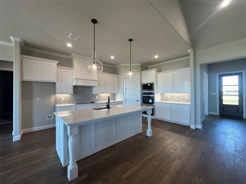 Furnished interior view inside a new home in , Dish (Image 11).