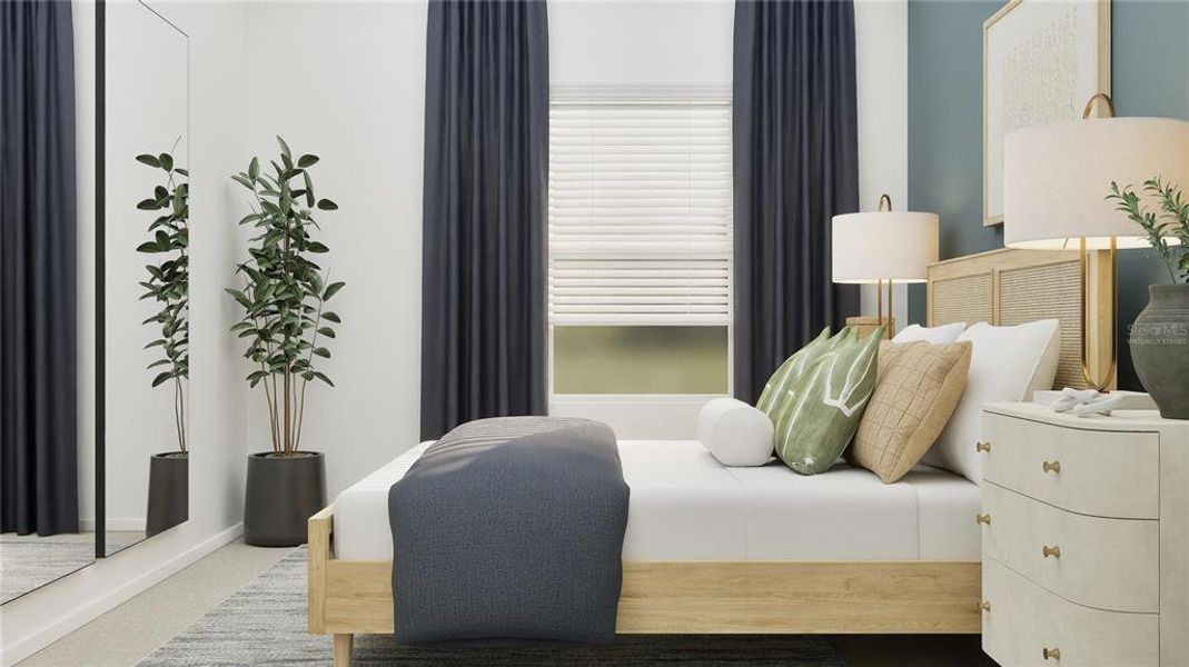 Furnished interior view inside a new home in , Clermont (Image 8).