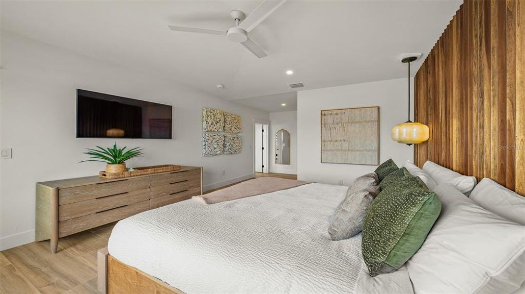 Furnished interior view inside a new home in , Sarasota (Image 42).