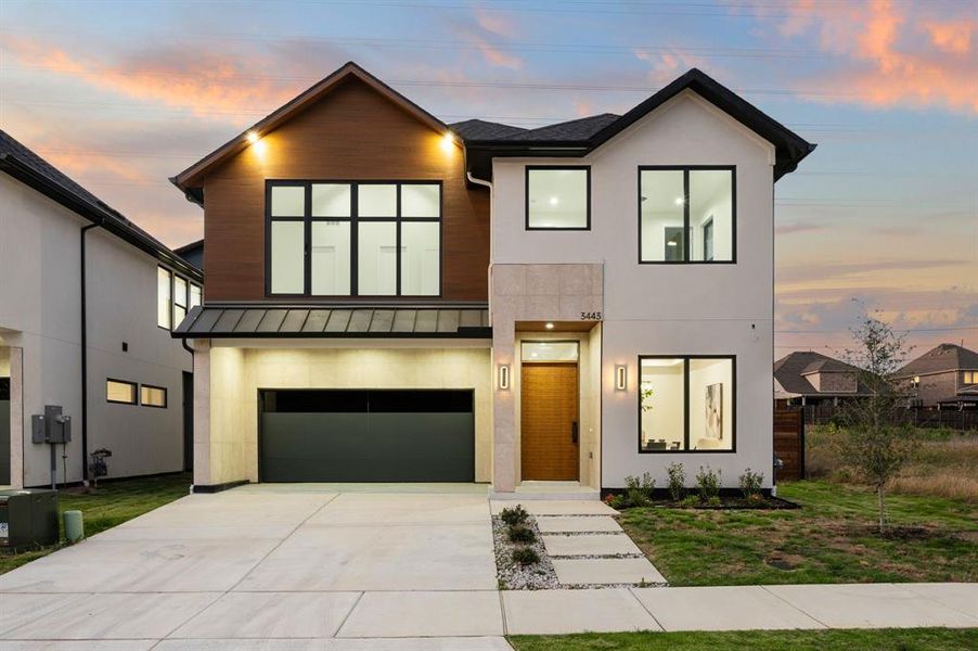 Front exterior of a new home in , Irving, TX, highlighting curb appeal (Image 2). Front exterior of a new home in , Irving, TX, highlighting curb appeal (Image 2).