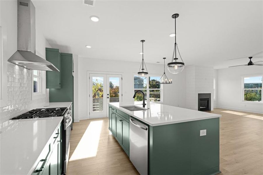 Furnished interior view inside a new home in , Hapeville (Image 13).