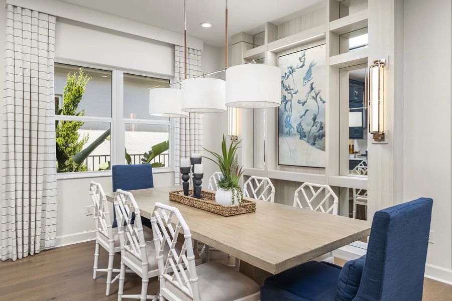Representative furnished interior of a home built from the Sapphire by GL Homes in Valencia Ridge (55+), Wesley Chapel (Image 13).