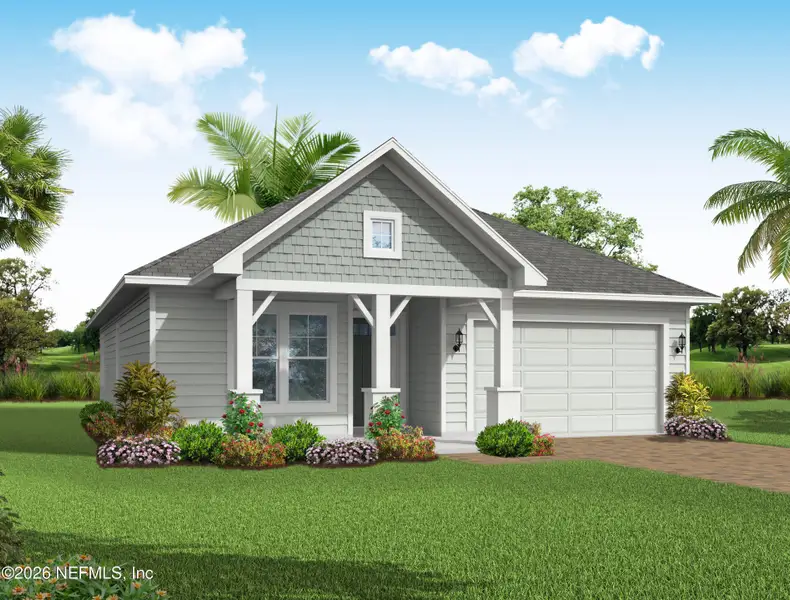 Front exterior of a new home in , Jacksonville, FL, highlighting curb appeal (Image 18). Front exterior of a new home in , Jacksonville, FL, highlighting curb appeal (Image 18).