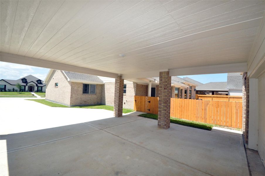 Exterior details and patio area of a home in , League City (Image 26). Exterior details and patio area of a home in , League City (Image 26).