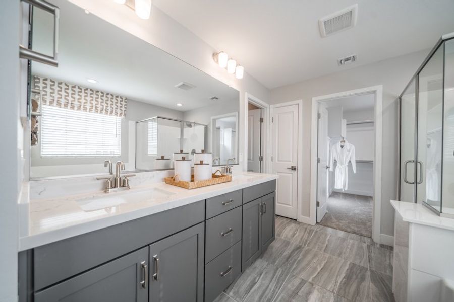 Furnished interior view inside a new home in Hawes Crossing, Mesa (Image 16).