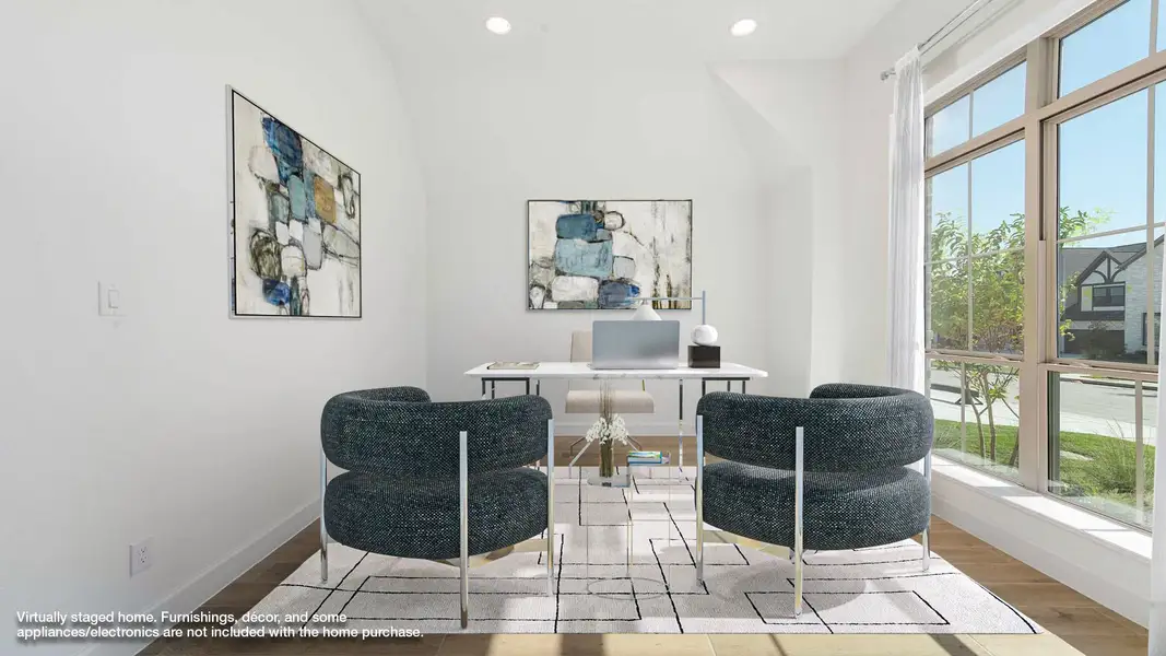 Representative furnished interior of a home built from the 2669W by Perry Homes in Meridiana, Rosharon (Image 6).