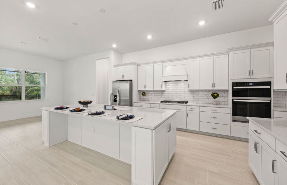 White cabinets and stainless appliances White cabinets and stainless appliances