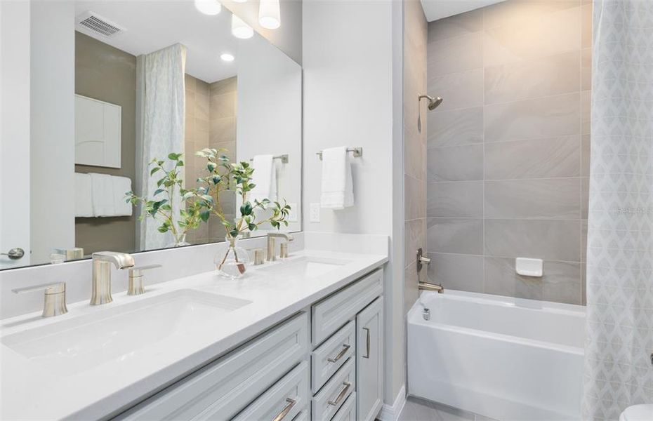 Furnished interior view inside a new home in Bridgewalk, St. Cloud (Image 11). Furnished interior view inside a new home in Bridgewalk, St. Cloud (Image 11).