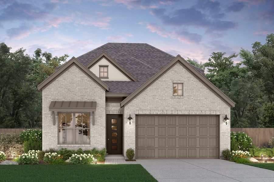 Representative exterior photo of a completed home built from the Addison by New Home Co. in Sunterra, Katy, TX (Image 3). Representative exterior photo of a completed home built from the Addison by New Home Co. in Sunterra, Katy, TX (Image 3).