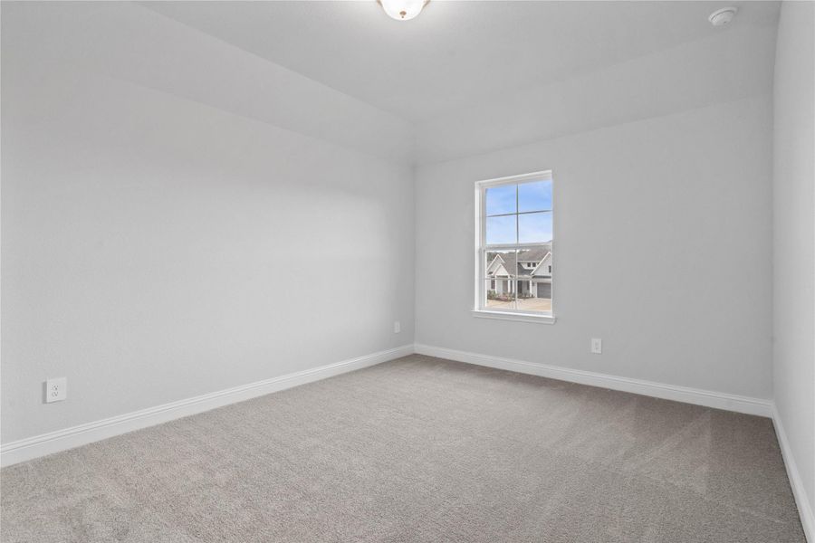 This guest suite, which offers a bright layout with neutral finishes and natural light. Featuring plush carpeting, large window, and an en-suite secondary bathroom. This guest suite, which offers a bright layout with neutral finishes and natural light. Featuring plush carpeting, large window, and an en-suite secondary bathroom.