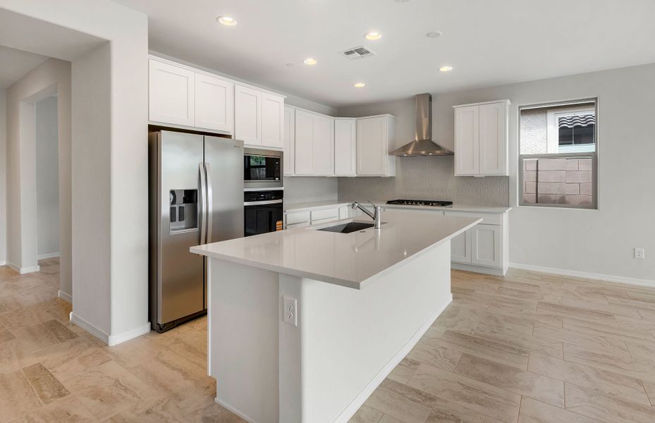 Furnished interior view inside a new home in Vistoso Canyon Estates, Oro Valley (Image 6).