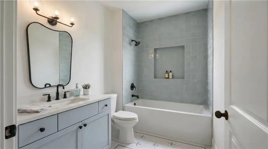 Furnished interior view inside a new home in , Roswell (Image 5).