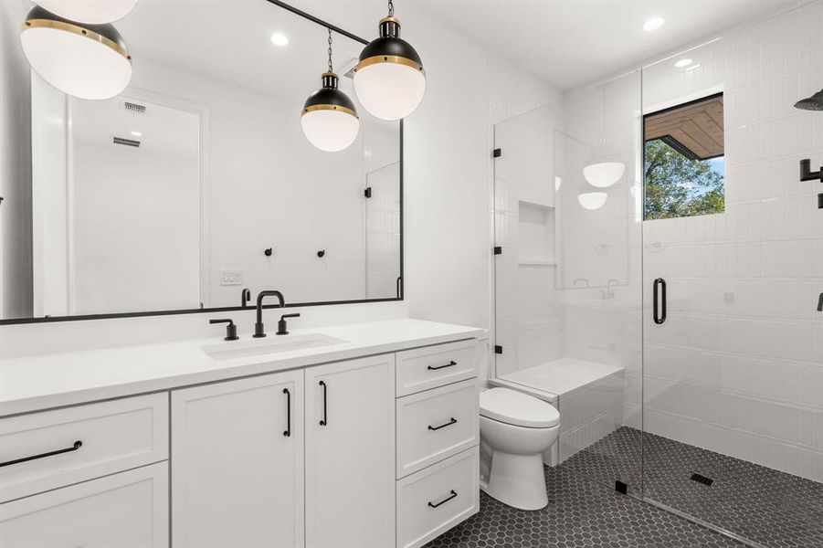 Ensuite bathroom for bedroom #2.